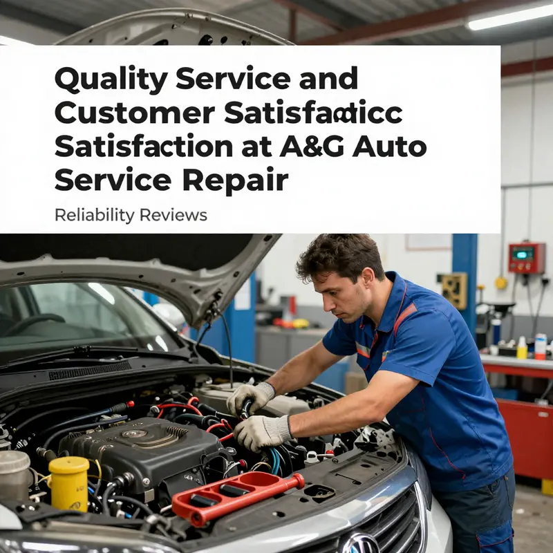 A mechanic providing service to a satisfied customer, capturing the essence of trust in A&G Auto Service.