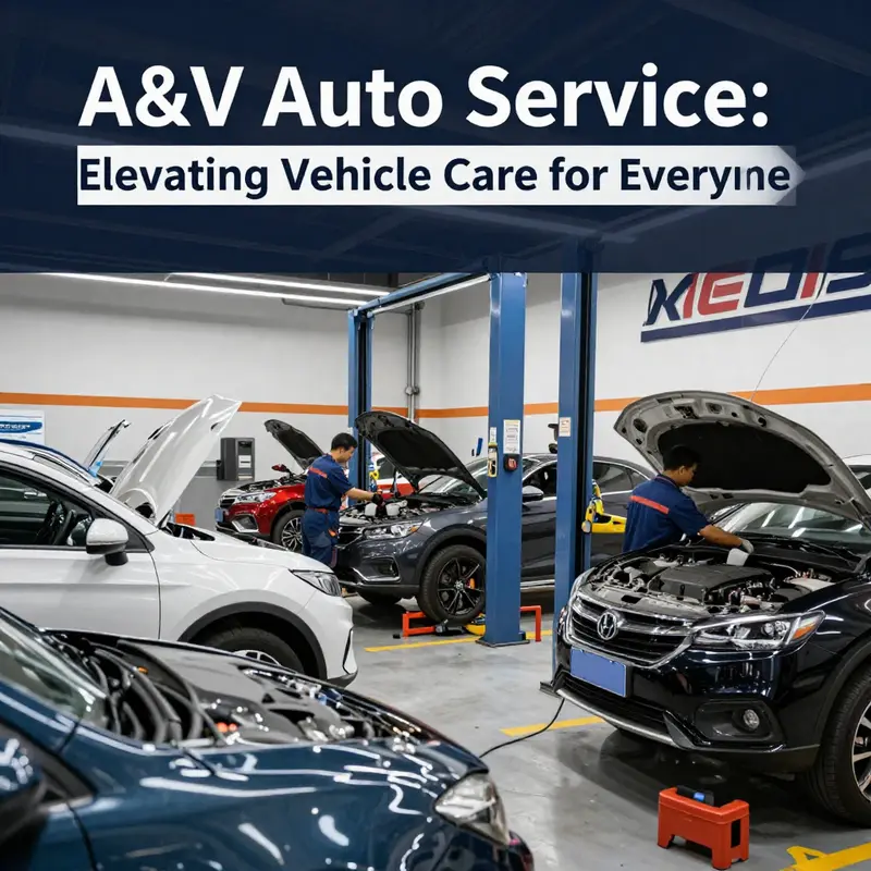 A glimpse into the diverse services provided by A&V Auto Service.