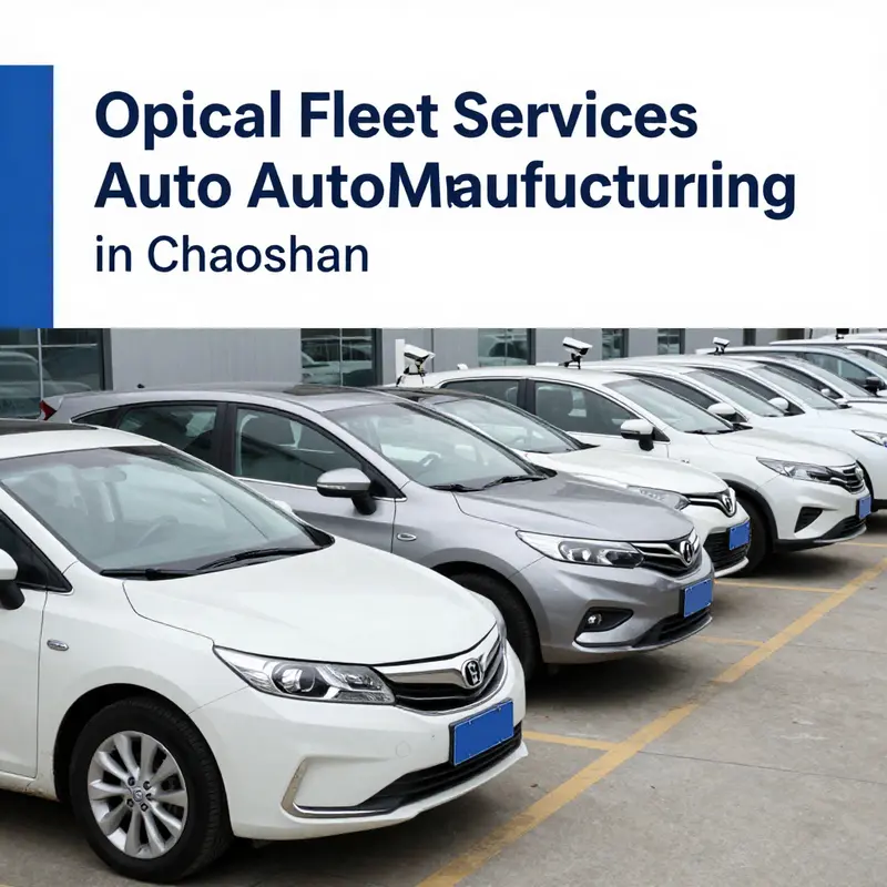 An illustration of effective fleet services at an auto manufacturing site in Chaoshan.