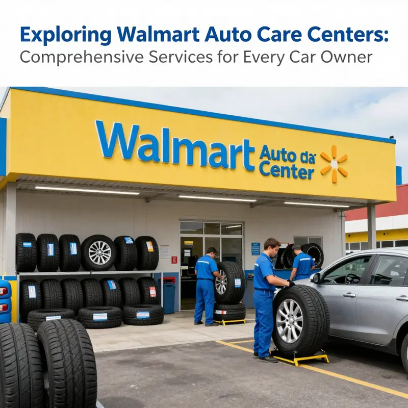 A technician conducts an oil change at Walmart Auto Care Center, highlighting the range of oil products available.