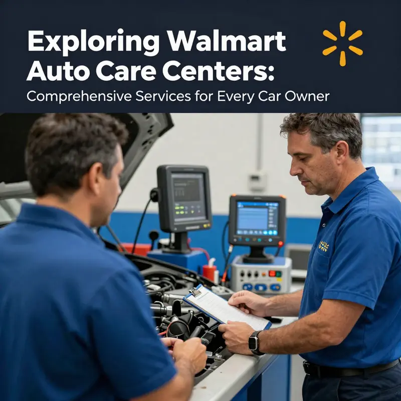 A technician conducts an oil change at Walmart Auto Care Center, highlighting the range of oil products available.