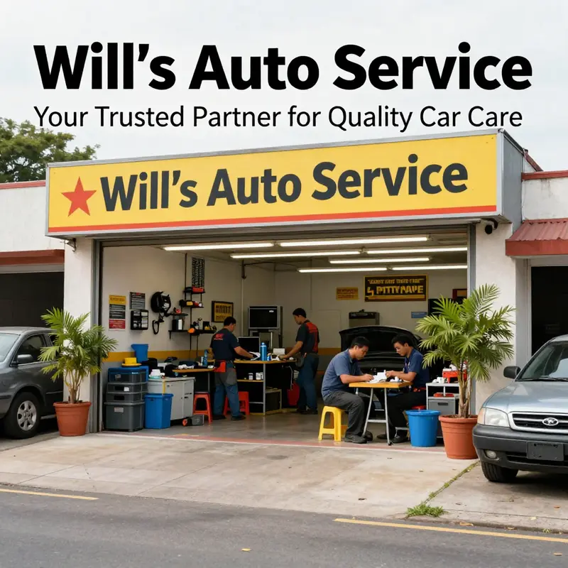 Will’s Auto Service represents the heart of the community with its vibrant local repair shop.