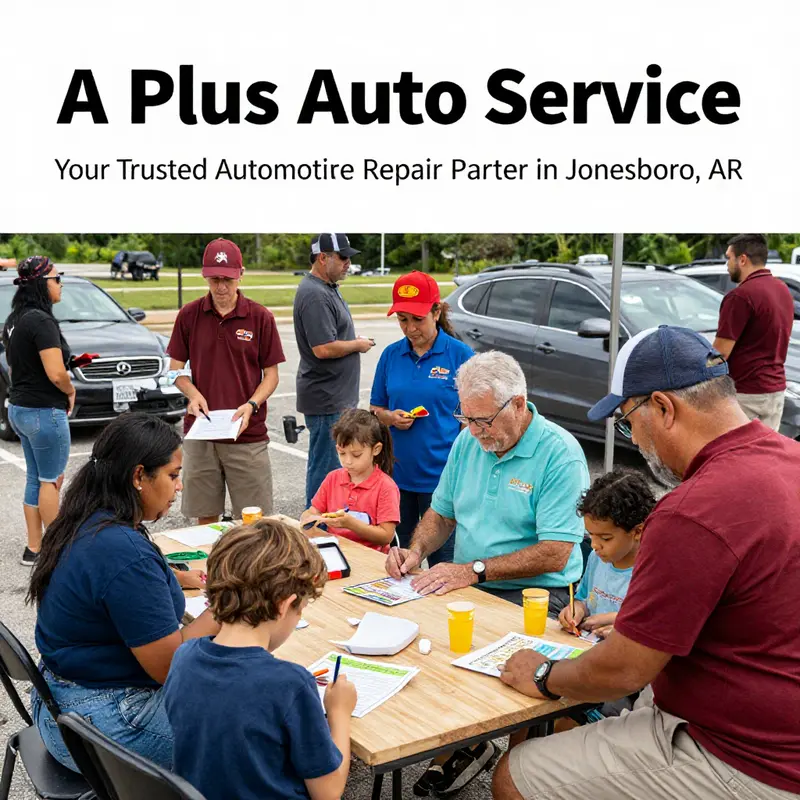 The inviting facade of A Plus Auto Service, highlighting professionalism and approachability.