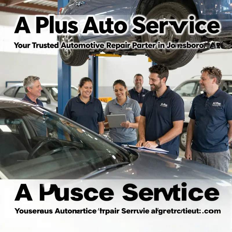 The inviting facade of A Plus Auto Service, highlighting professionalism and approachability.