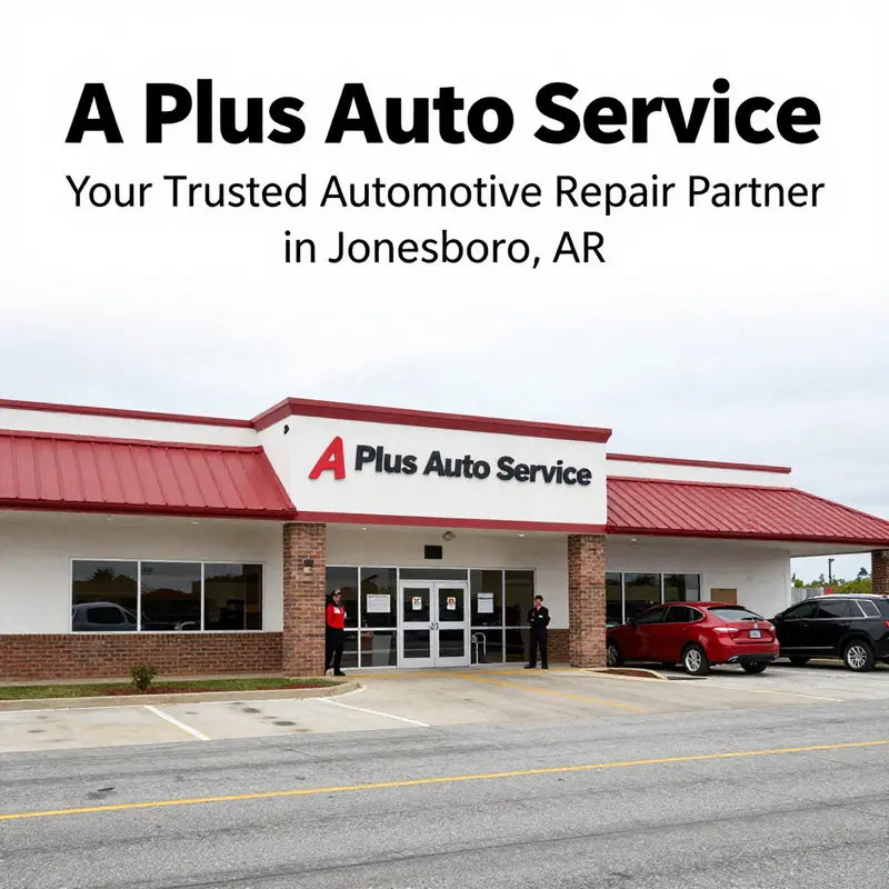 The inviting facade of A Plus Auto Service, highlighting professionalism and approachability.