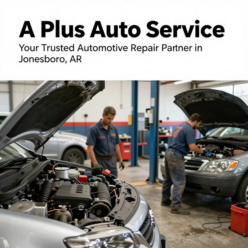 The inviting facade of A Plus Auto Service, highlighting professionalism and approachability.