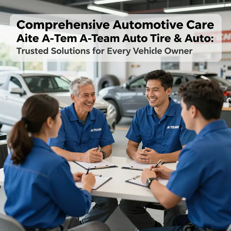 A-Team Tire & Auto technicians delivering expert tire installations and automotive repairs in a fully equipped service center.