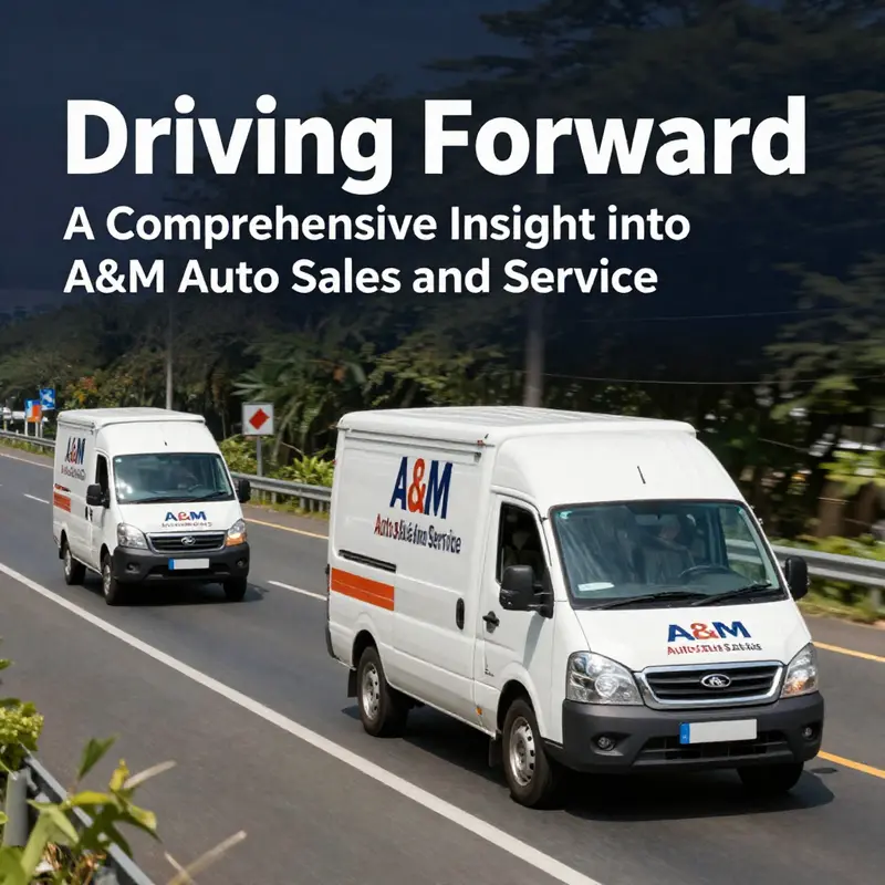 Inside A&M Auto Sales and Service showcasing an array of new energy vehicles and dedicated staff.