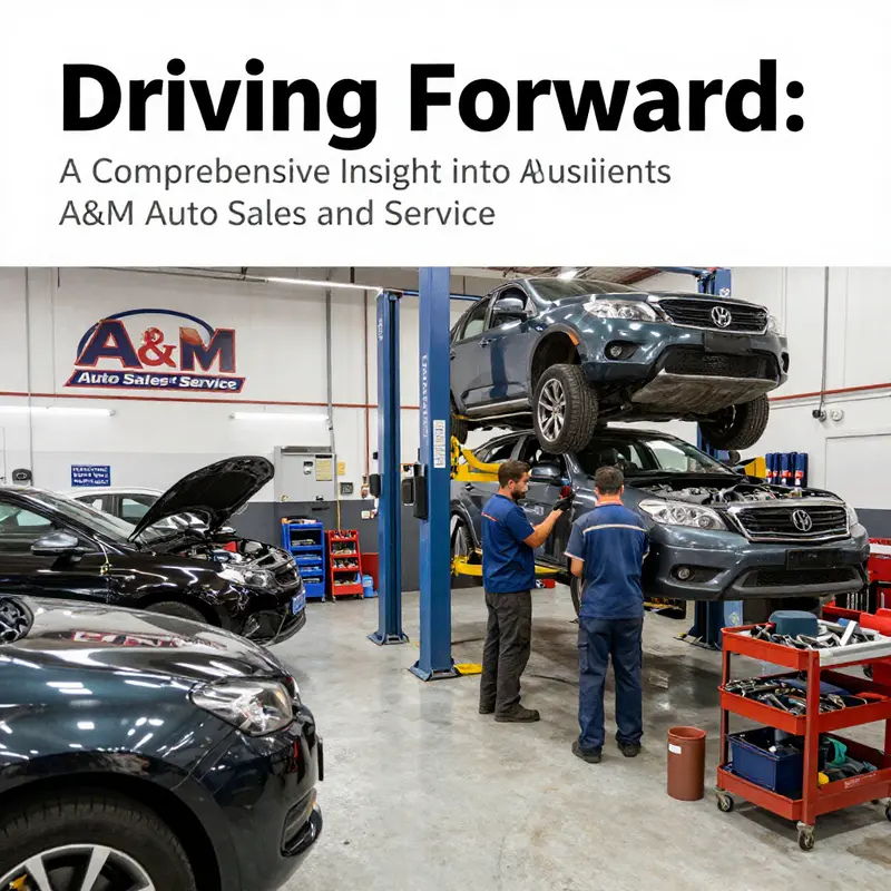 Inside A&M Auto Sales and Service showcasing an array of new energy vehicles and dedicated staff.