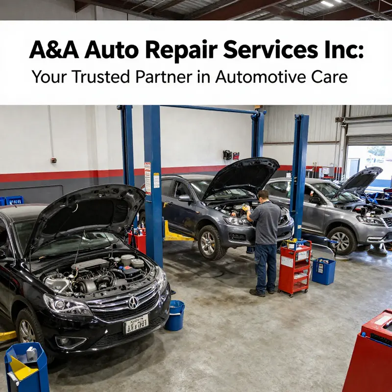 The front view of A&A Auto Repair Services Inc, marking its presence in the Phoenix automotive landscape.