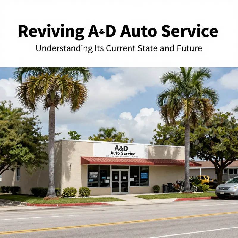 An illustration indicating the inactive status of A&D Auto Service, reflecting its closure.