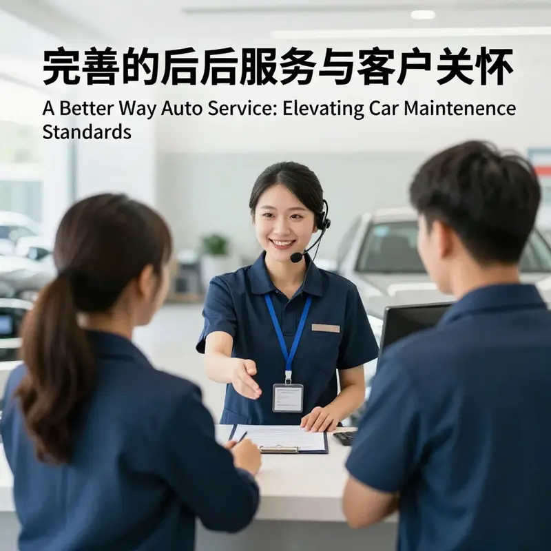 A mobile app illustrating the digital management of auto services for car owners.