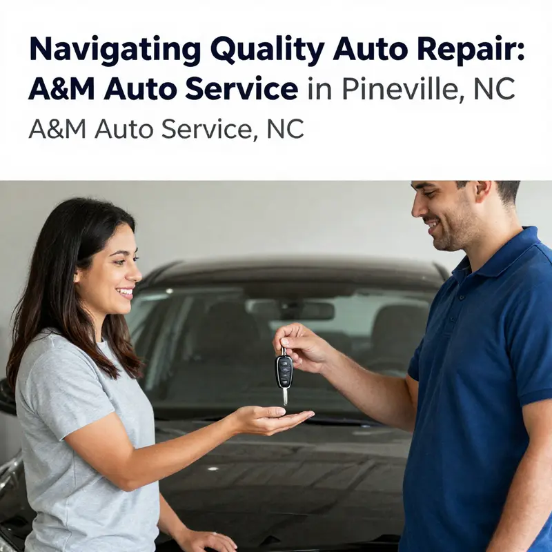 A showcase of A&M Auto Service’s facility, illustrating its commitment to quality automotive care.