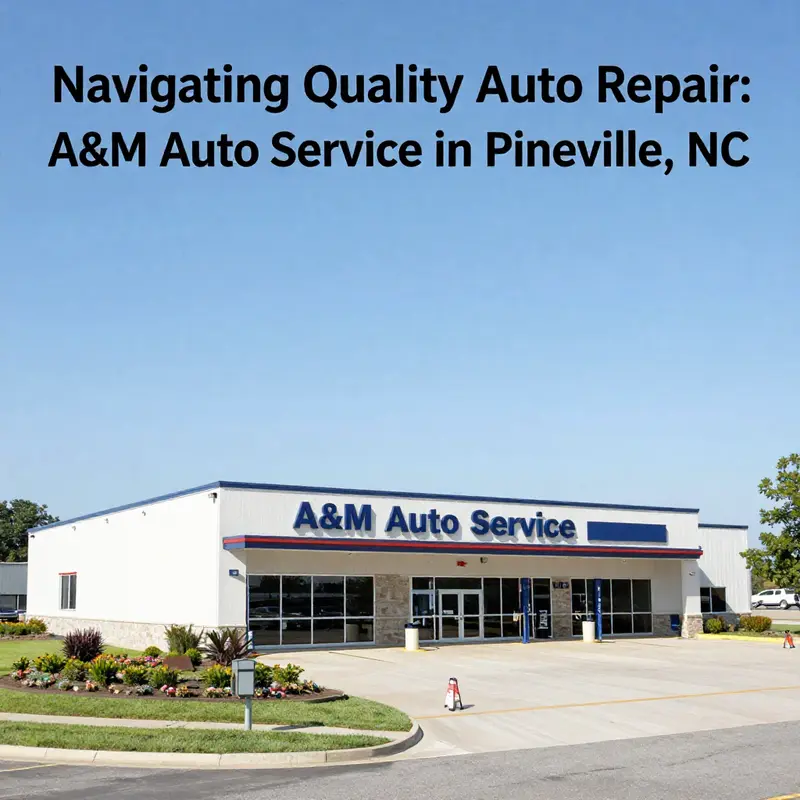 A showcase of A&M Auto Service’s facility, illustrating its commitment to quality automotive care.