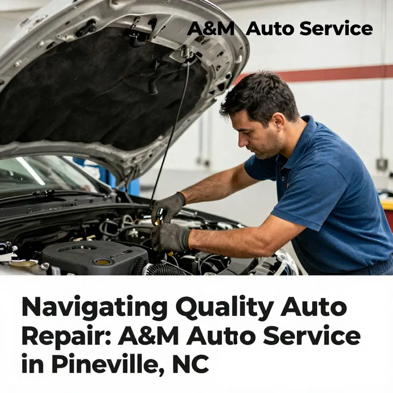 A showcase of A&M Auto Service’s facility, illustrating its commitment to quality automotive care.