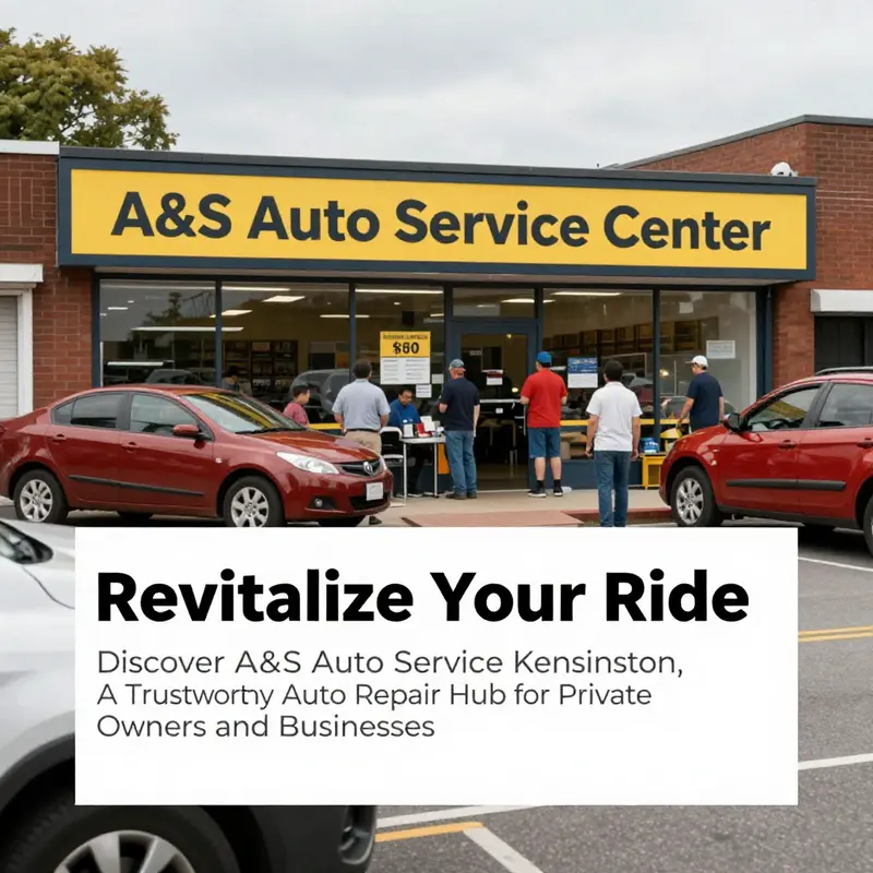 Community activity outside A&S Auto Service Center, highlighting its vibrant atmosphere.