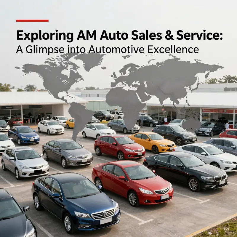 A collage of various cars representing the automotive sales and service industry, encapsulating a range of vehicle types and services.