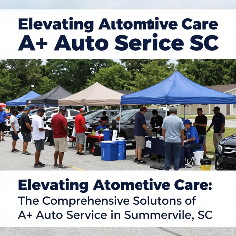 A+ Auto Service providing a range of automotive services in their well-equipped facility.