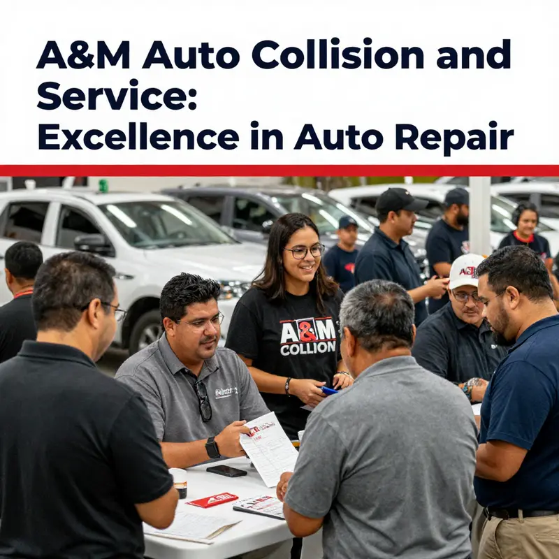 A snapshot of the comprehensive services offered at A&M Auto Collision and Service.