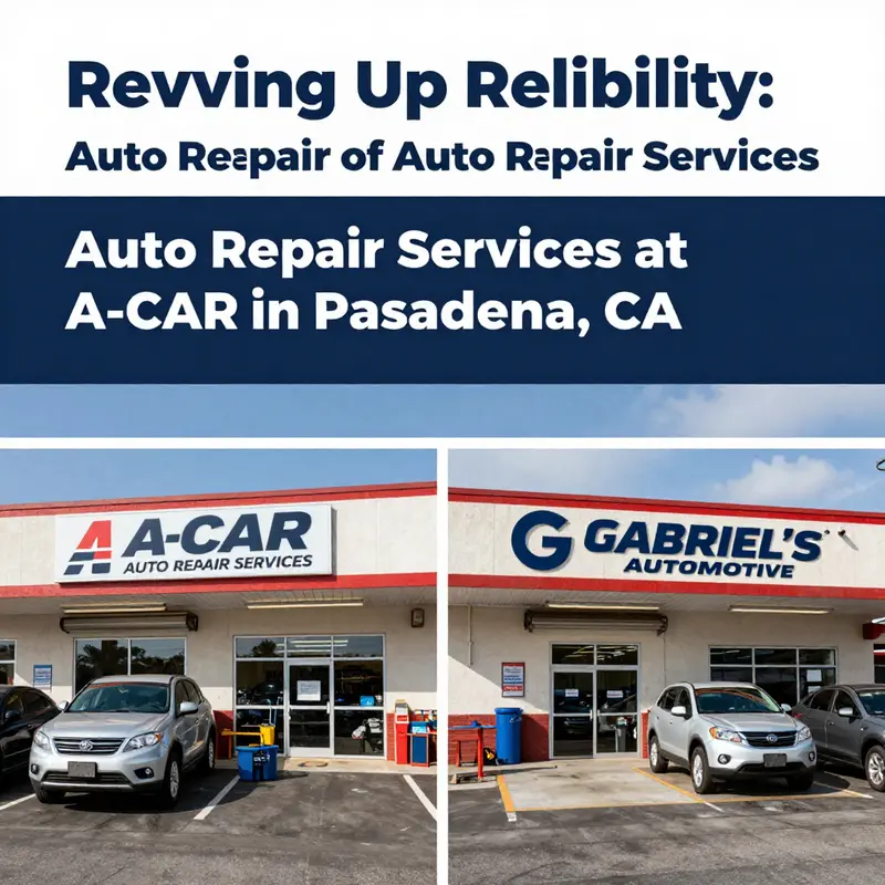 A view of A-CAR Auto Repair Services, highlighting its inviting atmosphere and professional environment.