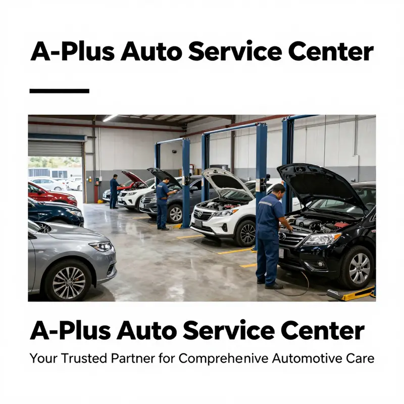 A-Plus Auto Service Center’s skilled technicians provide a range of services for all vehicle types.