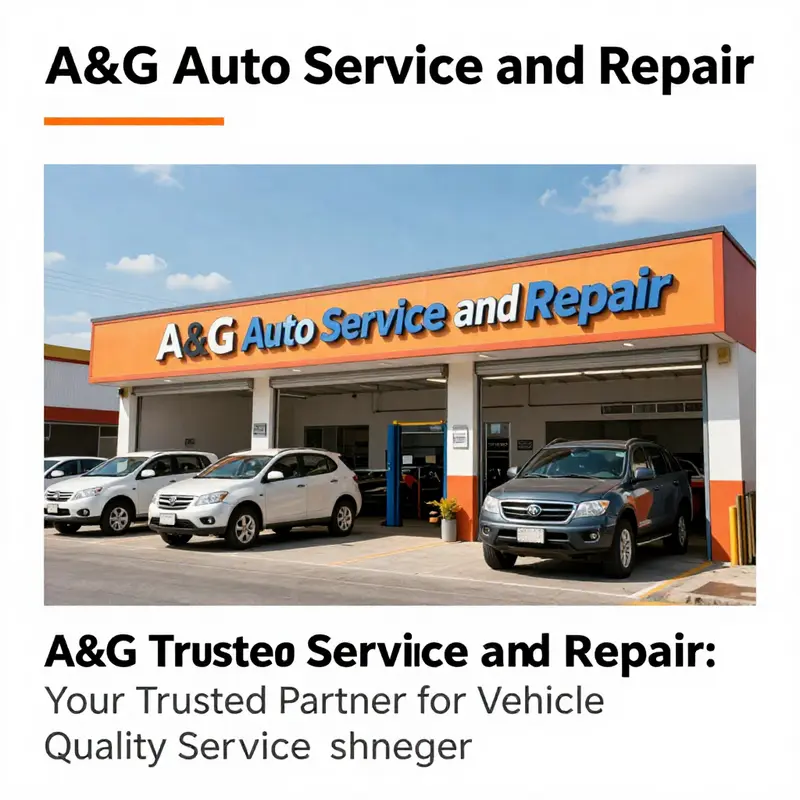 A view of A&G Auto Service and Repair in Brooksville, Florida, showcasing a welcoming atmosphere.