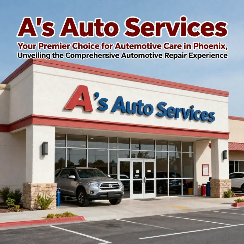 A's Auto Services exterior with a modern design and welcoming ambiance for customers.