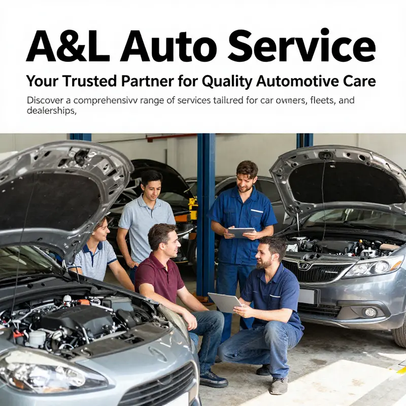 A lively scene at A&L Auto Service capturing the essence of quality care and community engagement.