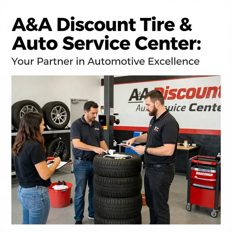 The interior view of A&A Discount Tire & Auto Service Center showing customer service interactions.