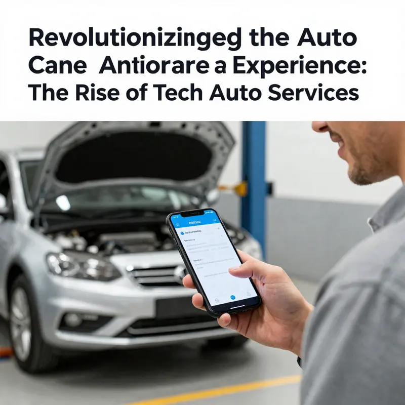 Technicians utilizing advanced tools to enhance vehicle diagnostics in a contemporary auto service environment.