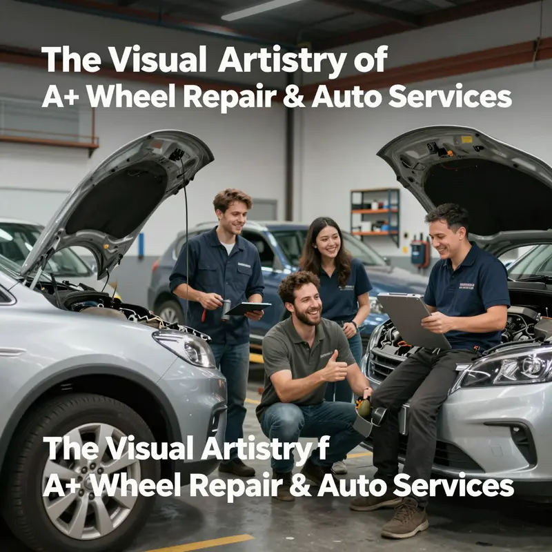 Before and after images emphasizing the quality of A+ Wheel Repair’s craftsmanship.