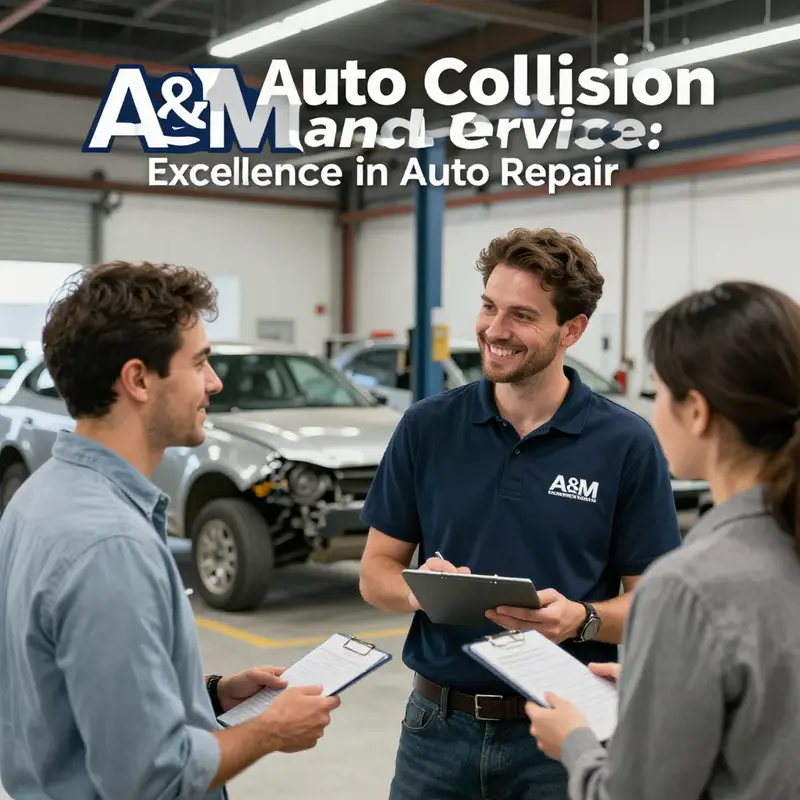 A snapshot of the comprehensive services offered at A&M Auto Collision and Service.
