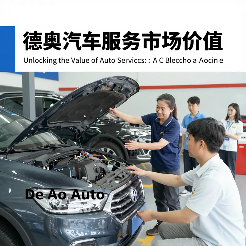 The heart of De Ao Auto Chain’s operations: a service center providing comprehensive automotive care.