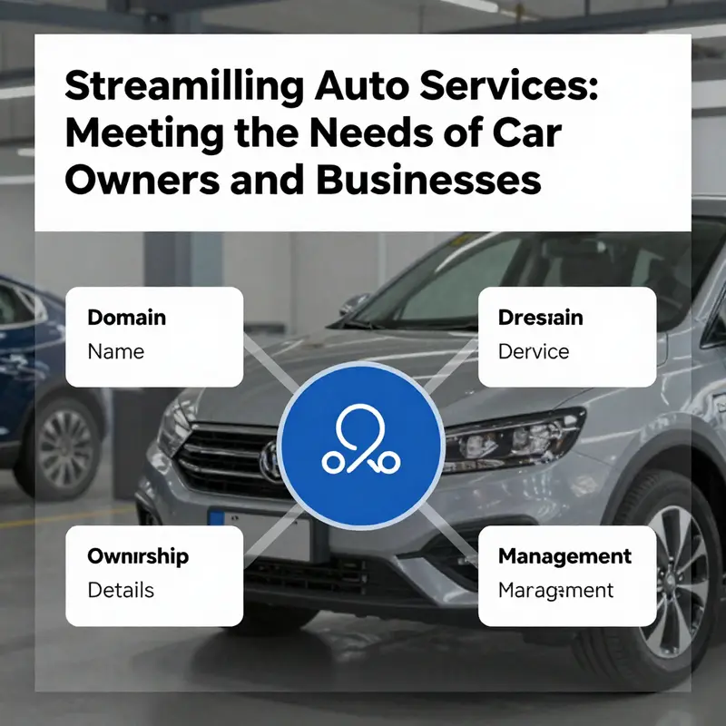 An analytical overview of the Team Auto Service domain and its management.