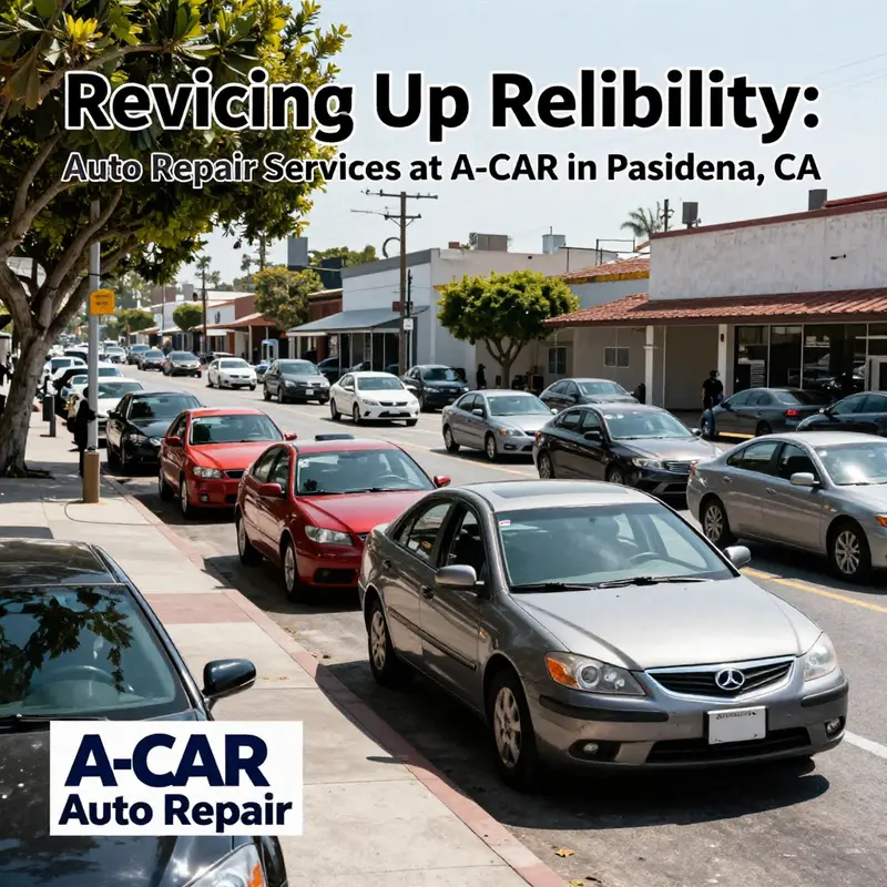 A view of A-CAR Auto Repair Services, highlighting its inviting atmosphere and professional environment.