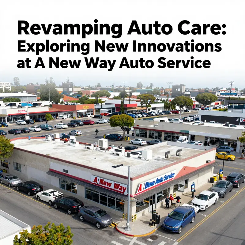 The modern workshop of A New Way Auto Service, showcasing the latest tools and technologies in automotive repair.