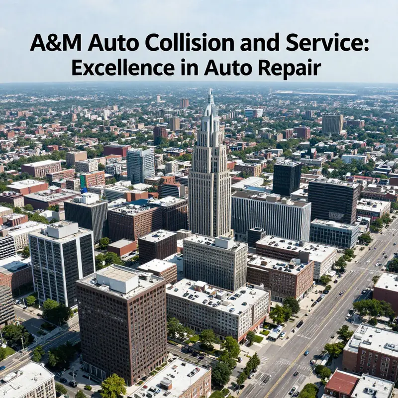 A snapshot of the comprehensive services offered at A&M Auto Collision and Service.