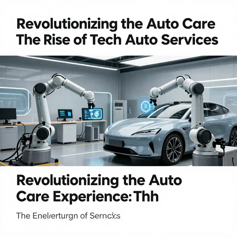 Technicians utilizing advanced tools to enhance vehicle diagnostics in a contemporary auto service environment.