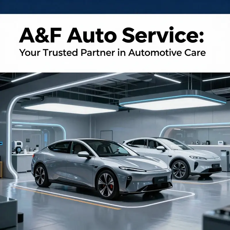 Inside A&F Auto Service, showcasing skilled technicians and state-of-the-art repair facilities.