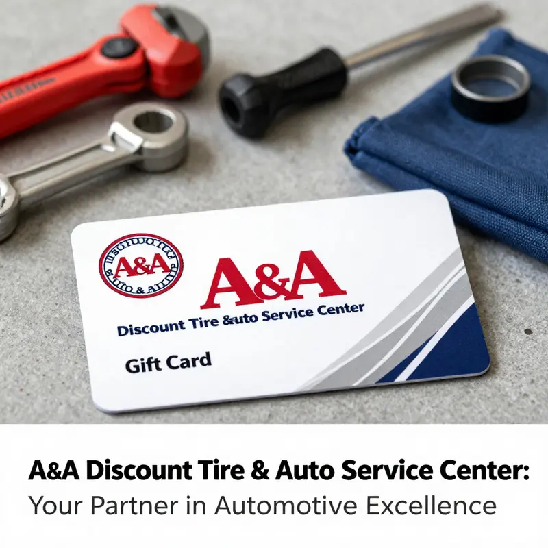 A snapshot of the diverse automotive services provided by A&A Discount Tire & Auto Service Center.