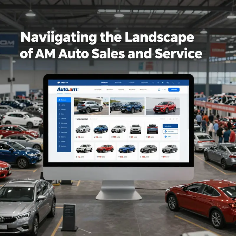 A visual representation of Auto.am’s marketplace showcasing a variety of vehicles and their price range.