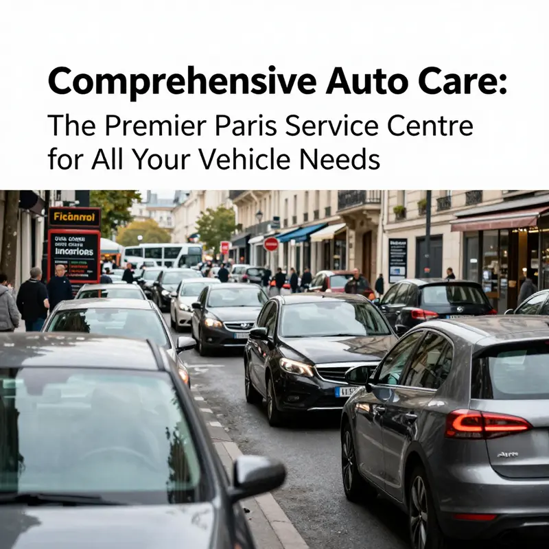 Technicians diligently providing a range of services at a Paris auto service centre, from routine checks to comprehensive repairs.