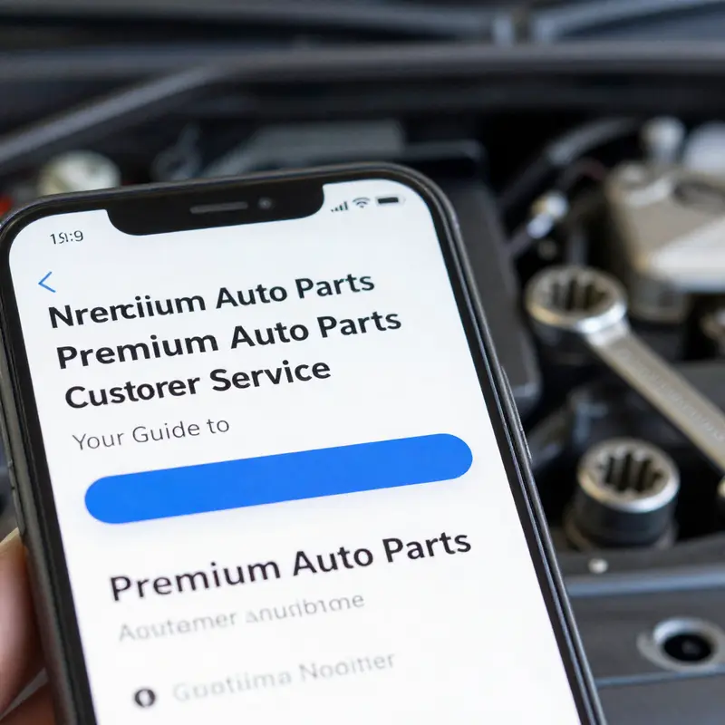Direct access to Premium Auto Parts customer service enhances vehicle maintenance efficiency.