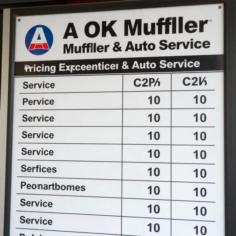 Customers having a pleasant experience at A OK Muffler & Auto Service.
