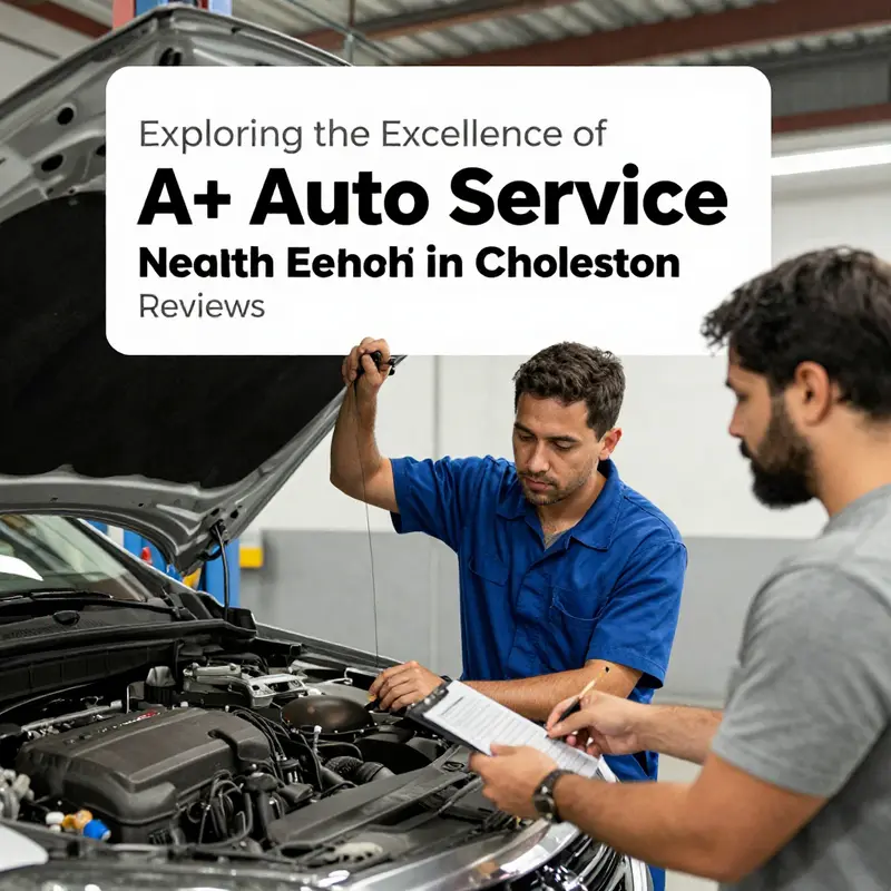 A scene depicting the positive community engagement of A+ Auto Service with satisfied customers.