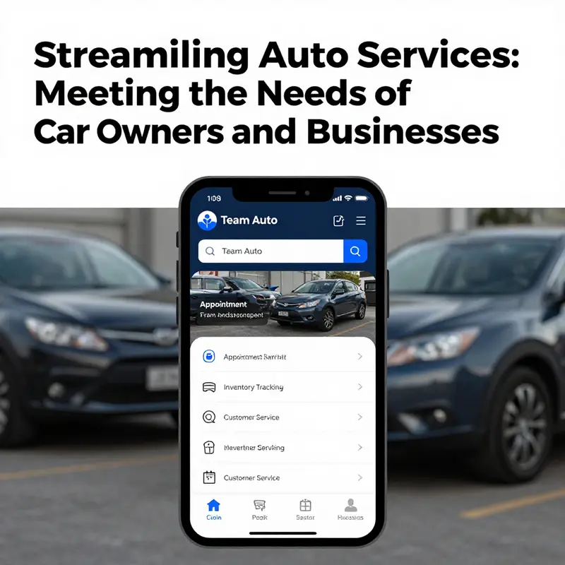 An analytical overview of the Team Auto Service domain and its management.