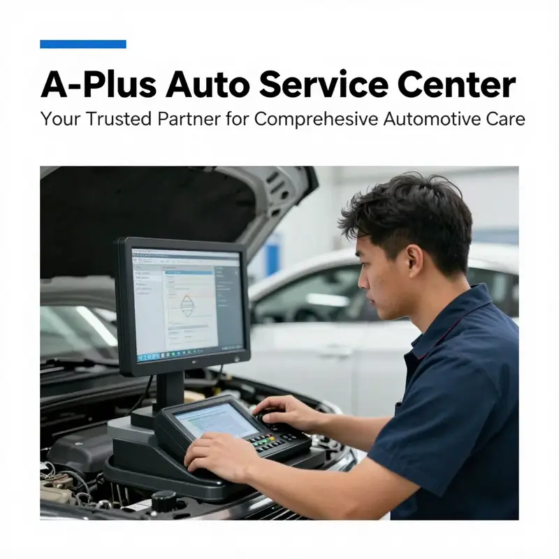 A-Plus Auto Service Center’s skilled technicians provide a range of services for all vehicle types.