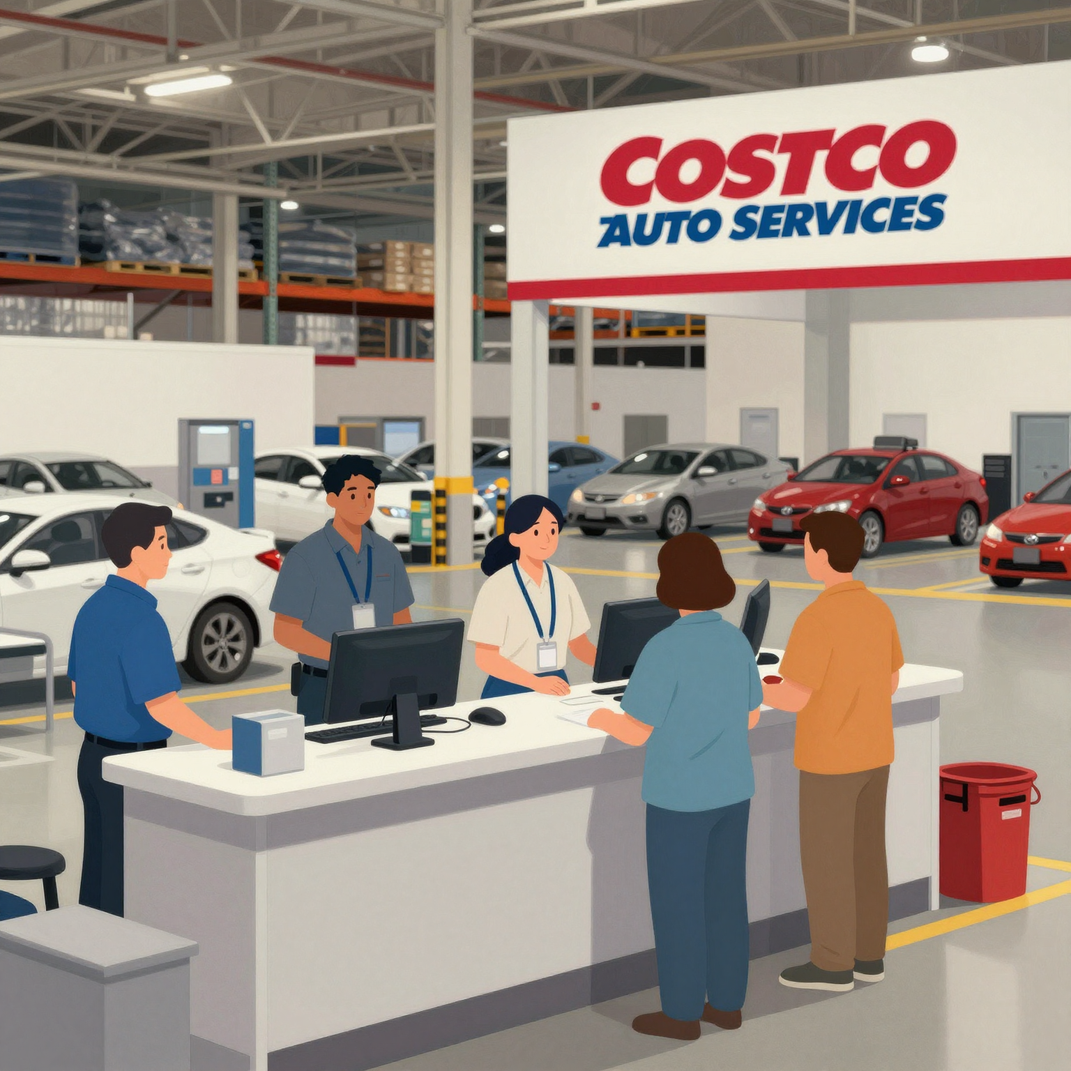 Costco Auto Service Area