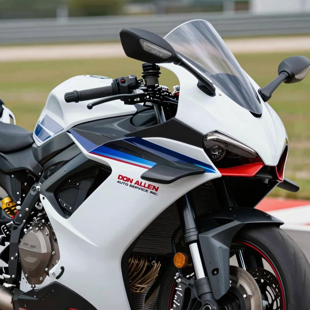 A visually striking image showcasing high-quality motorcycle fairings