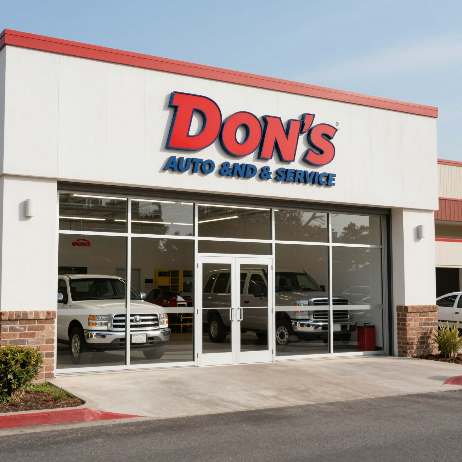 A welcoming exterior of Don's Auto and Truck Service